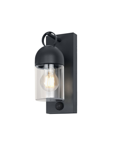 KINKIET ZEWNĘTRZNY ENDURA CLASSIC COWBELL WALL SENSOR E27 IP65 DARK GREY 