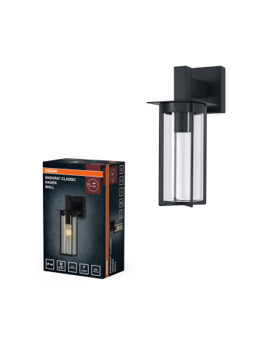 KINKIET ZEWNĘTRZNY ENDURA CLASSIC HAGEN WALL E27 IP44 DARK GREY 