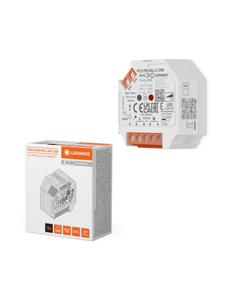 PUSH CONTROL UNIT FM DALI-2 DIM ŚCIEMNIACZ PRZYCISKOWY DO RĘCZNEGO STEROWANIA OŚWIETLENIEM 