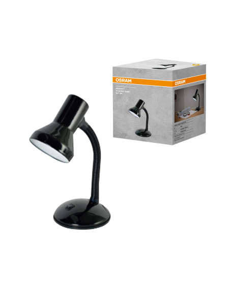 LAMPKA BIURKOWA PANAN CLASSIC DISK E27 CZARNA 