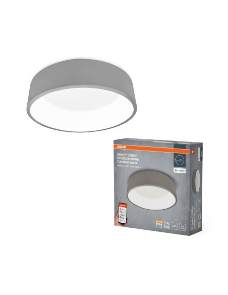 PLAFON SMART + MATTER CYLINDER ROUND TW 450 24W 930LM 