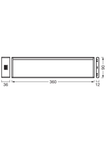OPRAWA PODSZAFKOWA  UCABINET LINEA FLEX 360 5.3W CCT DIM ST 