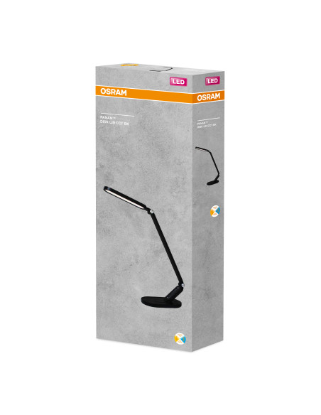 LAMPKA BIURKOWA PANAN DISK LIN 10W CCT CZARNA 