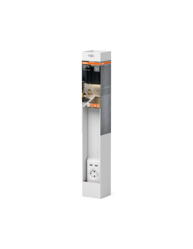 OPRAWA PODSZAFKOWA  LINEAR FLAT SOCKET USB 54CM 10W 840  