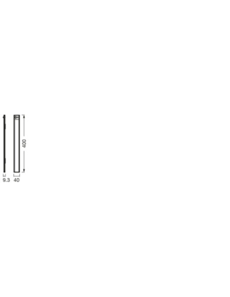 OPRAWA PODSZAFKOWA  LINEAR LED FLAT USB SEN 40CM 3.2W CCT  