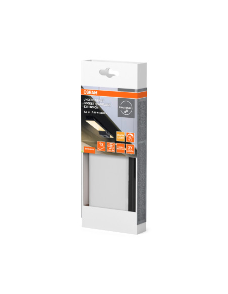 OPRAWA PODSZAFKOWA  UNDERCABINET SOCKET FL EXT830 D BK  