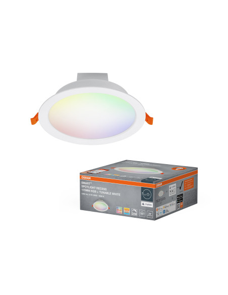 OPRAWA SMART+ MATTER DOWNLIGHT RGB+TW 170MM 12W 1200LM WT 