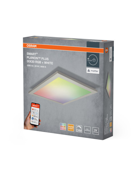 SMART MATTER PLANON PLUS MULTICOLOR 300X300MM 20W 1400LM RGBW PANEL  