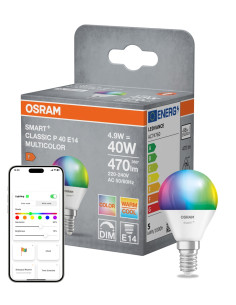 ŻARÓWKA LED SMART+ MATTER P40 RGBW 4.9W 470LM FR E14 