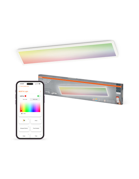 SMART+ MATTER PLANON EASYFIX SLIM 980X200 IP54 RGBW WHITE PANEL 