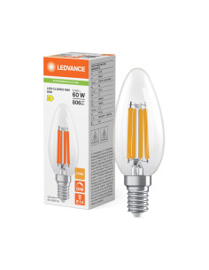 ŻARÓWKA LED P CLB60 DIM 5,9W 2700K ciepła biała E14 FIL CL 806LM 