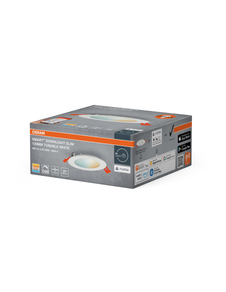 OPRAWA SMART+ MATTER SLIM DOWNLIGHT 120MM TW 8W 550LM WT 