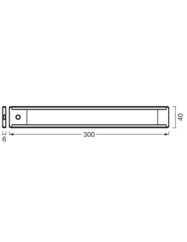 OPRAWA PODSZAFKOWA  UNCABINET FLEXUS LIN 4.2W CCT DIM BK   