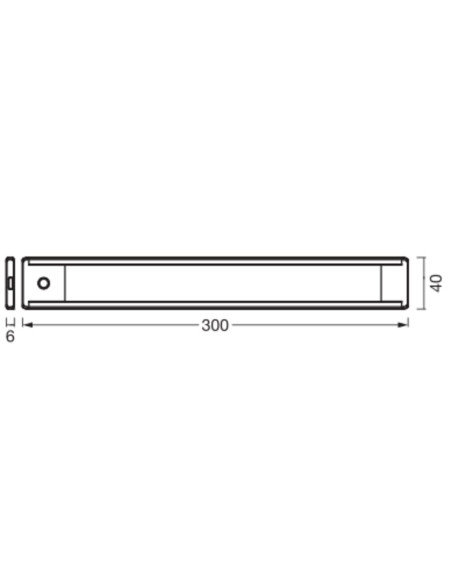 OPRAWA PODSZAFKOWA  UNCABINET FLEXUS LIN 4.2W CCT DIM BK   
