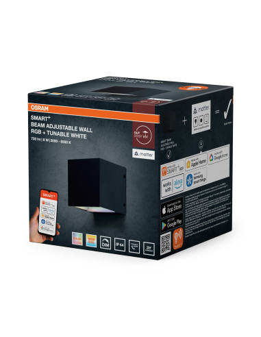 OPRAWA SMART+ MATTER BEAM ADJUST WALL RGB + TW 8W 320LM 