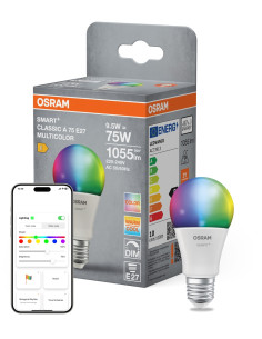 ŻARÓWKA LED SMART+ MATTER A75 RGBW 9.5W 1055LM FR E27 