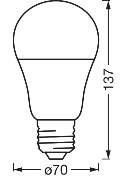 ŻARÓWKA LED SMART+ MATTER A100 RGBW 14W 1521LM FR E27 