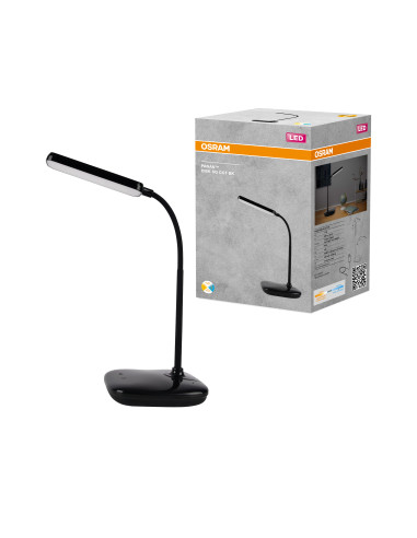 LAMPKA BIURKOWA PANAN DISK SQ 12W CCT CZARNA 