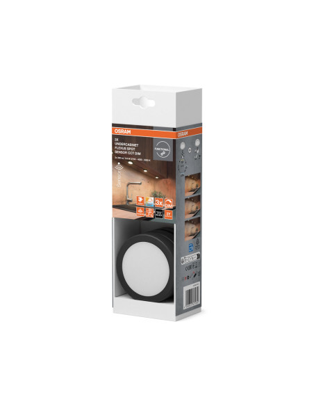 OPRAWA PODSZAFKOWA  UCABINET FLEXUS SPOT 9.8W CCT DIM BK   