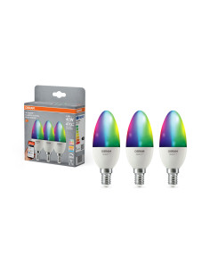 3-PAK ŻARÓWKA LED SMART+ MATTER B40 4.9W RGBW 470LM FR E14 FS3 
