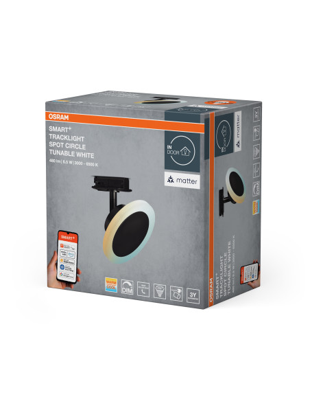 OPRAWA DO SZYNOPRZEWODÓW SMART WIFI MAT TRACKSP CIRCLE TW BK 