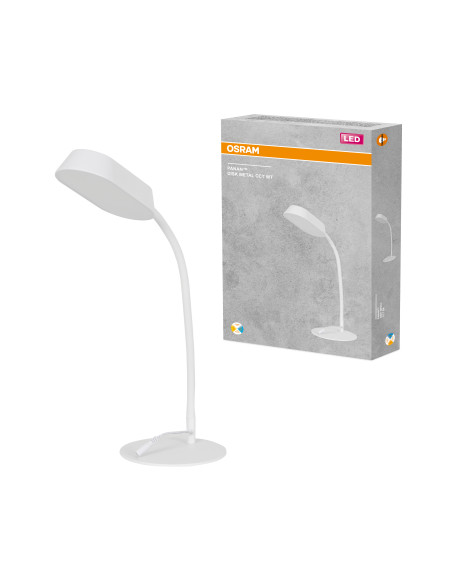 LAMPKA BIURKOWA PANAN DISK METAL 10W CCT BIAŁA 