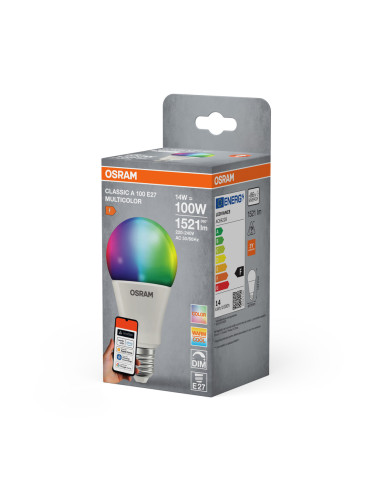 ŻARÓWKA LED SMART+ MATTER CLASSIC HEATSINK LAMPS WITH AMAZON FFS 14W 827...865 1521LM RGB E27 