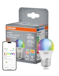 ŻARÓWKA LED SMART+ MATTER P40 RGBW 4.9W 470LM FR E14 