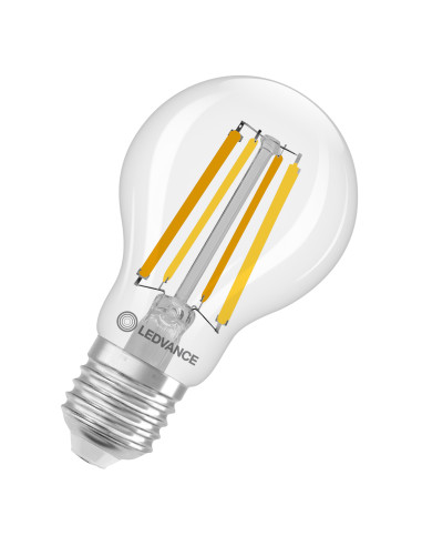 ŻARÓWKA LED P LED CLA75 GLOWDIM 7.8W 3000K...2200K ciepła biała CRI90  E27 FIL CL 1055LM  