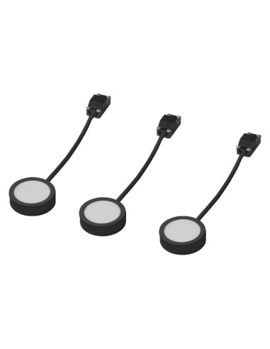 OPRAWA PODSZAFKOWA  UNDERCABINET SPOT PUCK 65MM 3X3W 830 BK  