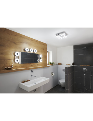 OPRAWA SMART+ MATTER ORBIS WALL WAVE TW 300x300 IP44 24W 1500LM 3000K...6500K TW CR ŁAZIENKOWA 