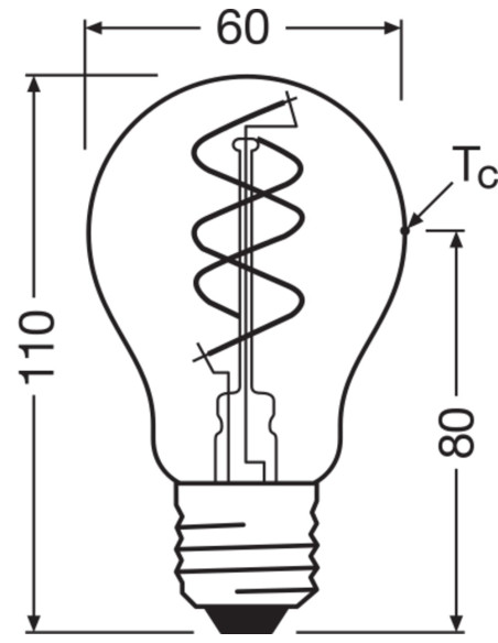 ŻARÓWKA LED 1906 VINTAGE LED CLA60 DIM 8W/922 CRI90 806LM SFIL CLEAR E27 