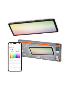 SMART+ MATTER PLANON EASYFIX SLIM 580X200 IP54 RGBW BLACK PANEL 
