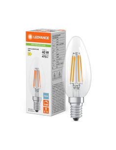 ŻARÓWKA LED P CLB40 DIM 3,4W 6500K zimna biała E14 FIL CL 470LM 