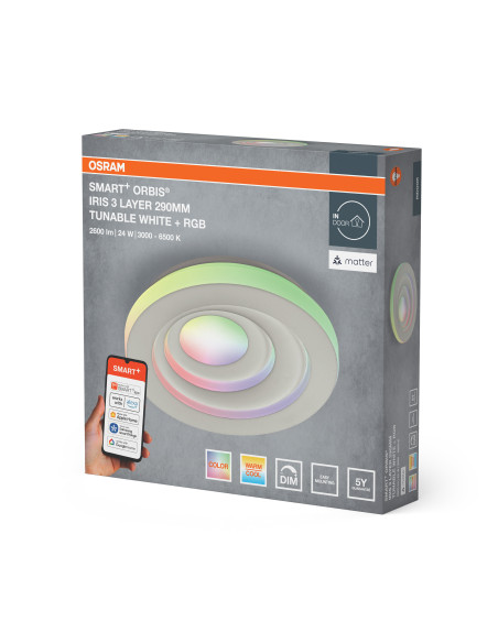 OPRAWA SMART + MATTER IRIS3L 290 24W 2600LM RGBW 