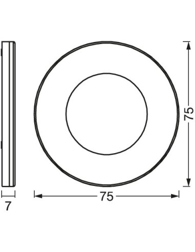 OPRAWA PODSZAFKOWA  UNDERCABINET SPOTMAGNET75MM8.5W830  