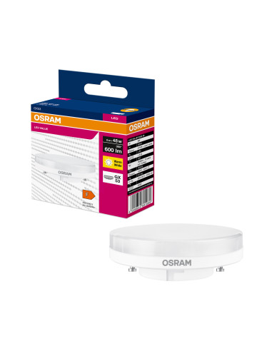 ŻARÓWKA LED GX53 48 6W 2700K ciepła biała 120° 230V 600LM 
