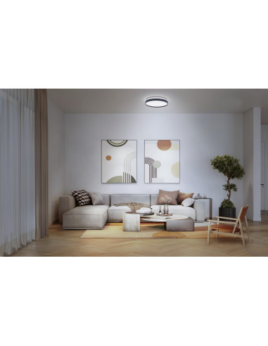 OPRAWA SMART + MATTER GISELA 385 24W 2700LM RGBW PLAFON BLACK 